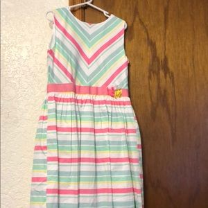 Carter’s stripes dress  size 8.